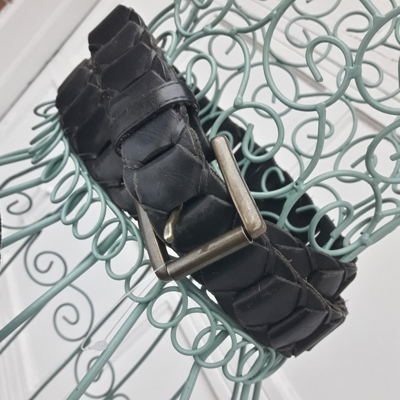 Genuine Leather Belt Mens Vintage Levis Signature Classic Leather VTG - Picture 4 of 15